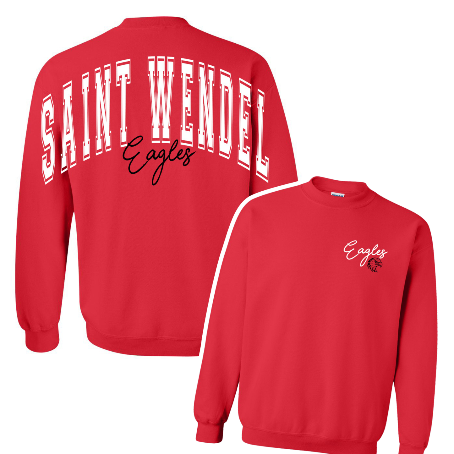 Preorder Custom Arm to Arm Crewneck - St Wendel Eagles