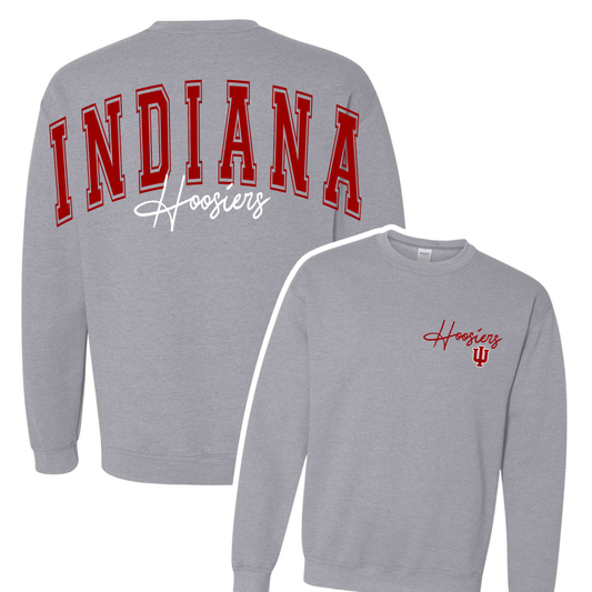 Preorder Custom Arm to Arm Crewneck - IU Hoosiers