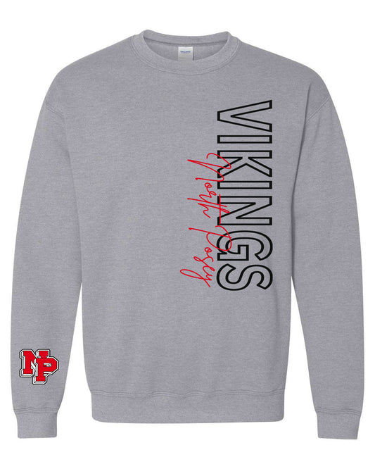 Preorder Vikings Statement Long Sleeve/Crewneck (Grey)