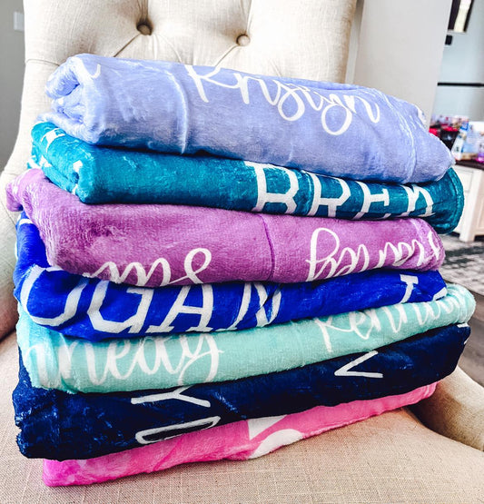 PREORDER Custom Name Blanket