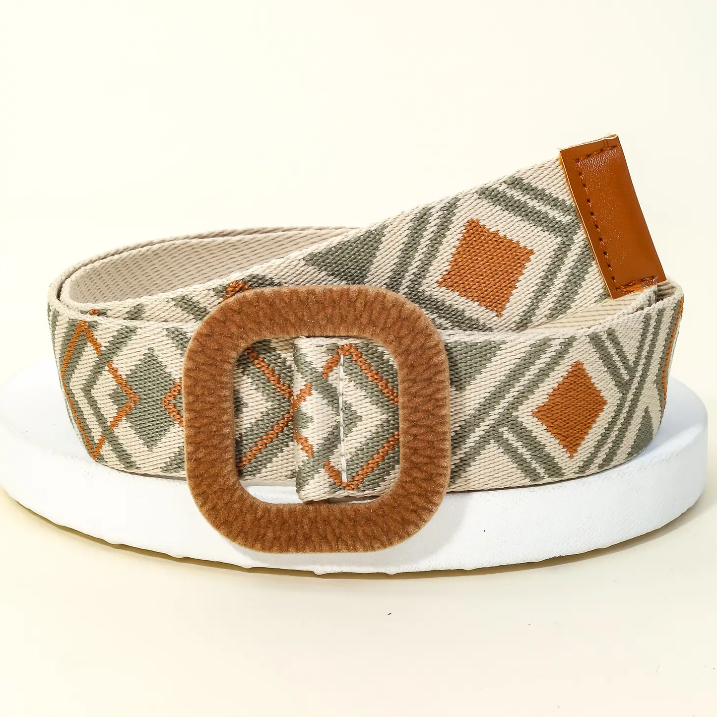 Boho Love Square Buckle Belt