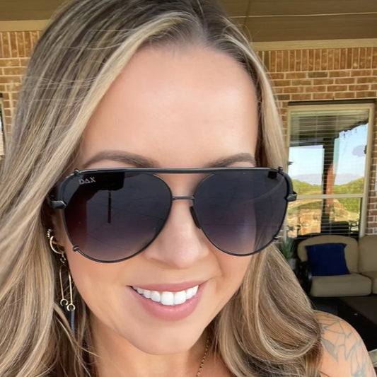 Shay Sunglasses (Black) - DAX