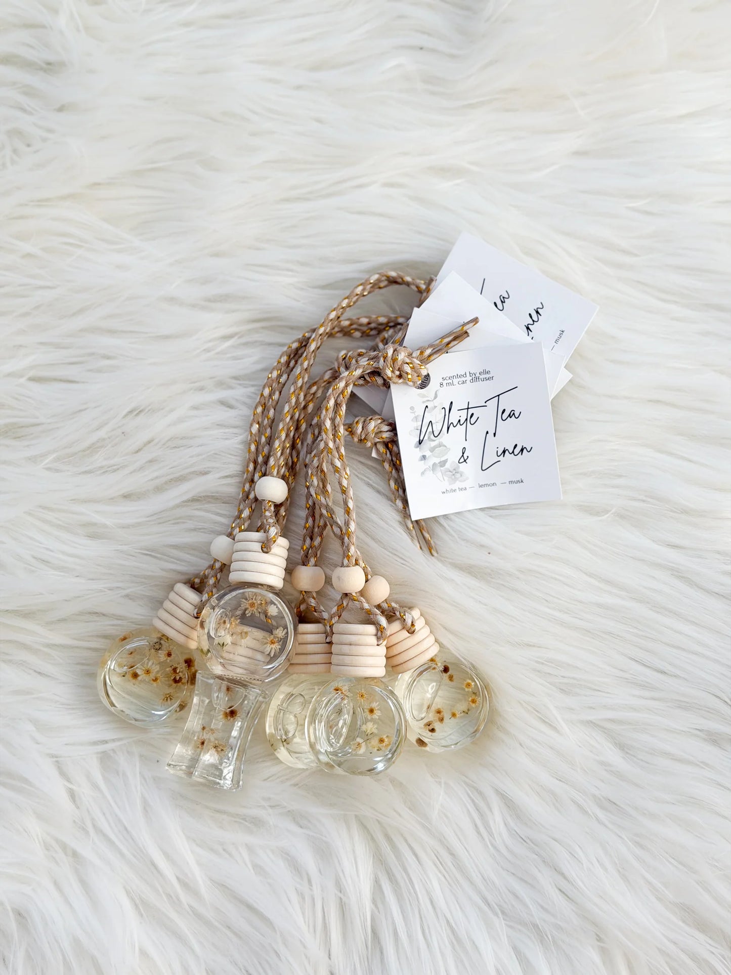 White Tea & Linen Car Diffuser