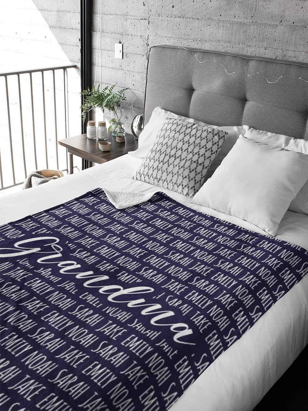 Personalized Multi-Name Blanket